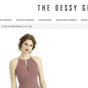 Dessy After Six Bella Bridesmaid Style 1502 Sienna